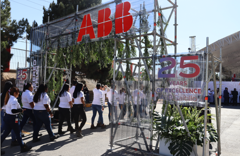 Featured image of post 25 años de operaciones de ABB en Saltillo: innovación y electrificación inteligente