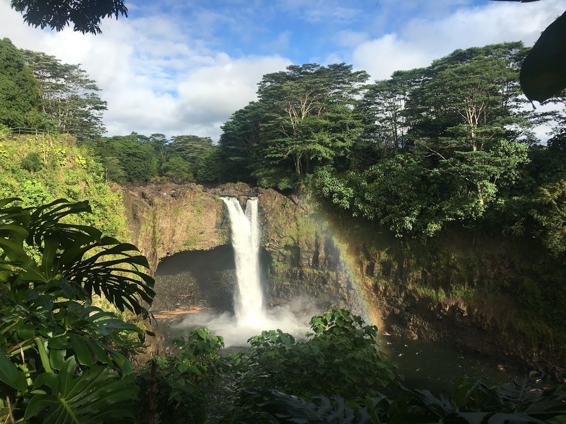 rainbow falls in Hilo