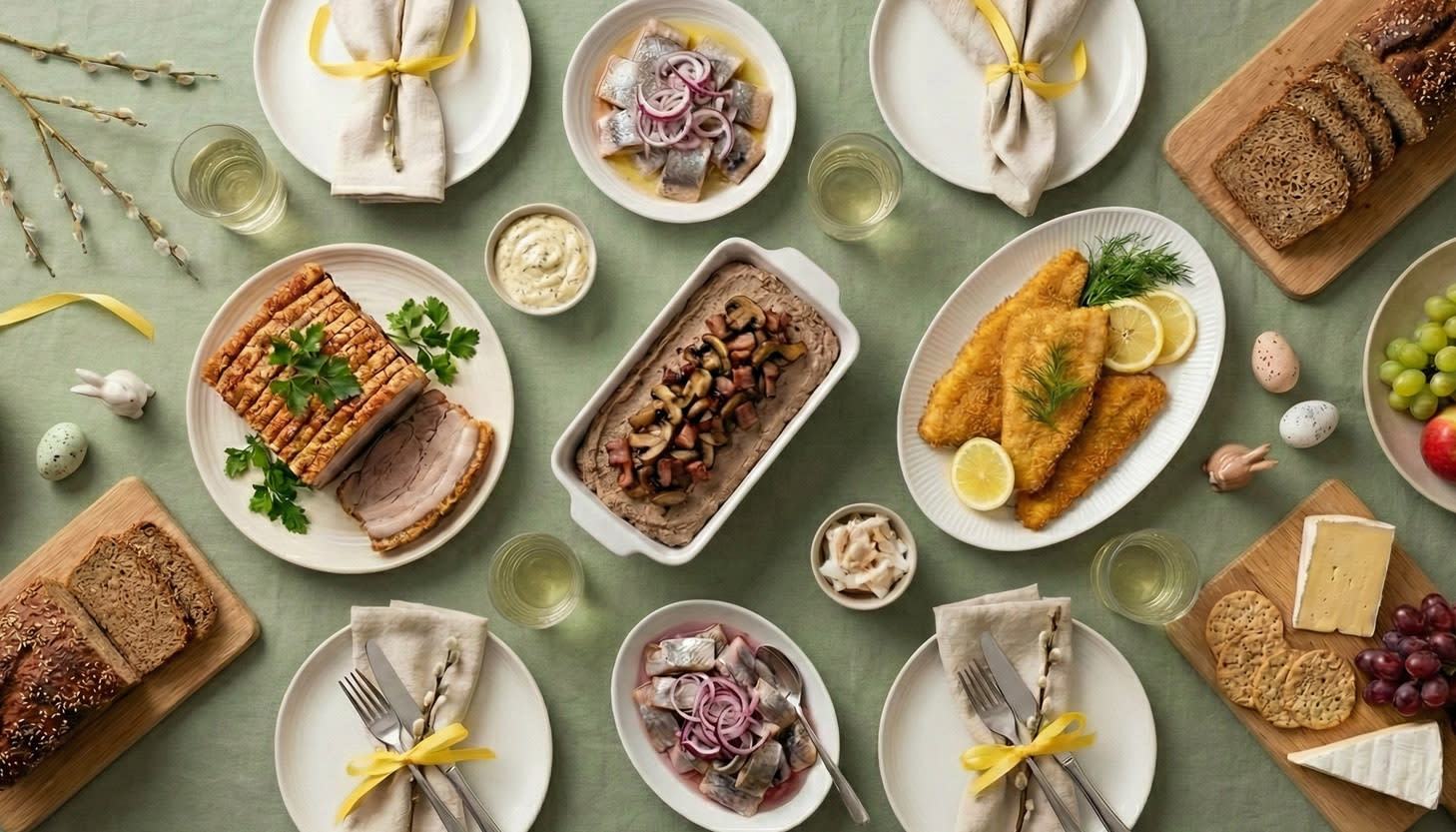 Img - Påskefrokost bord