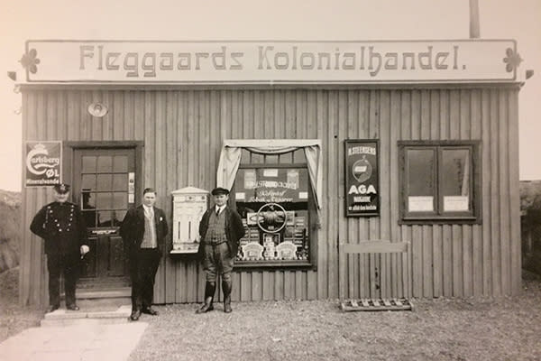 1926-billede-Fleggaards-Kolonialhandel