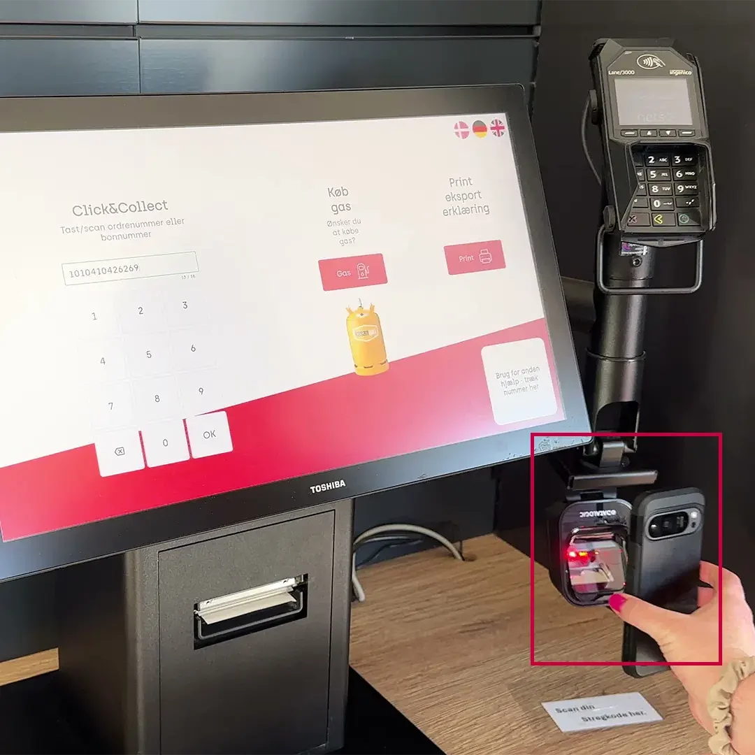 bList - Click&Collect - Betalt online - Scan stregkode Img