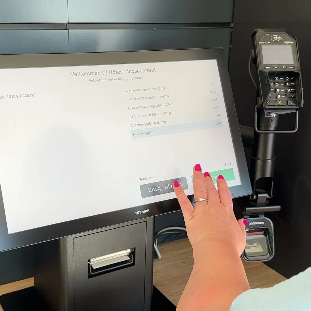 bList - Click&Collect - Betale ved standeren - Bekræft ordre Img