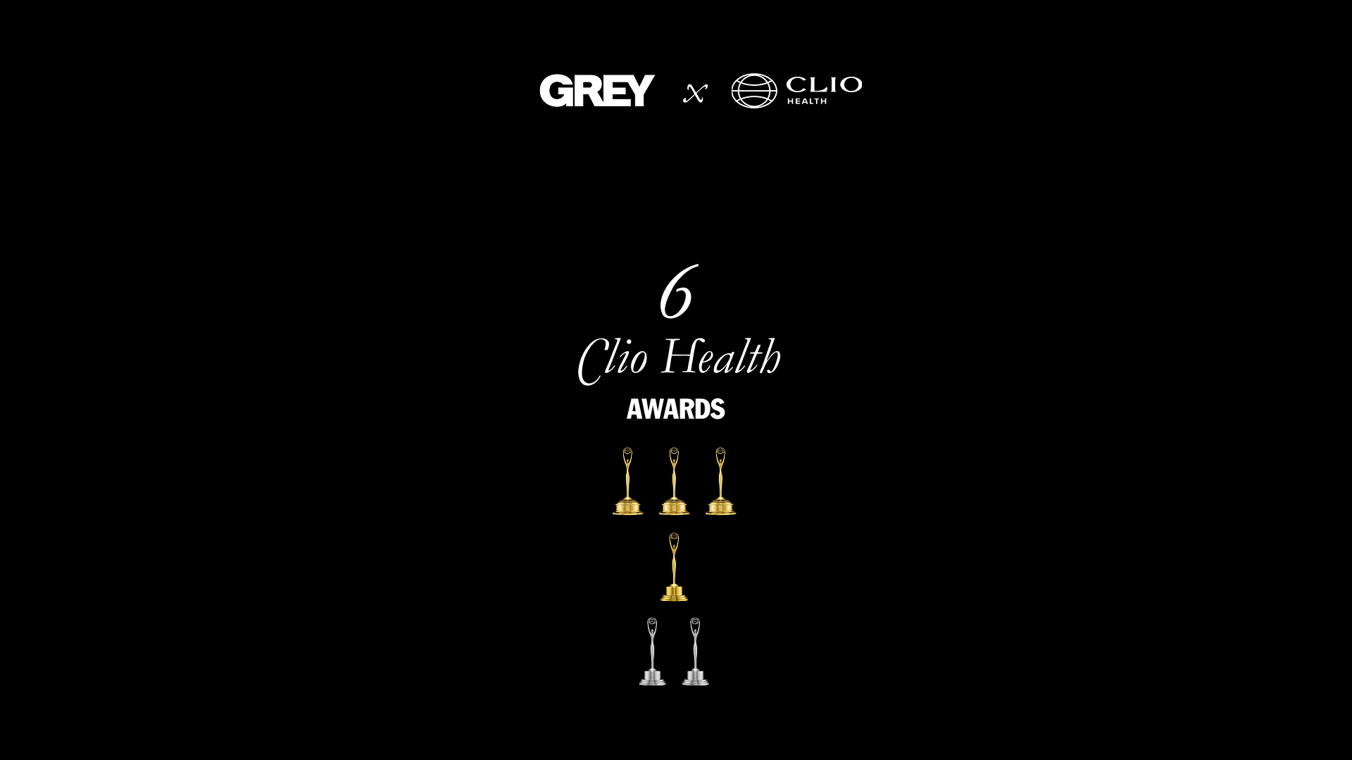 Grey's 6 CLIO Health Awards: 3 Grand Prix Lead the Way