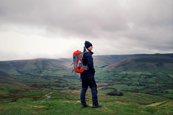 Martin on a peak