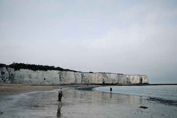 Margate white cliffs and Emma (3:2)