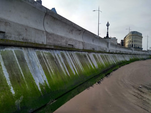 Margate sea wall