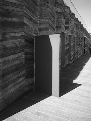 Hastings pier door