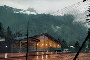 Chamonix tennis court