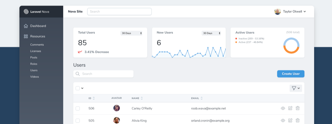 [Laravel Nova] オリジナルのテーマを設定する方法