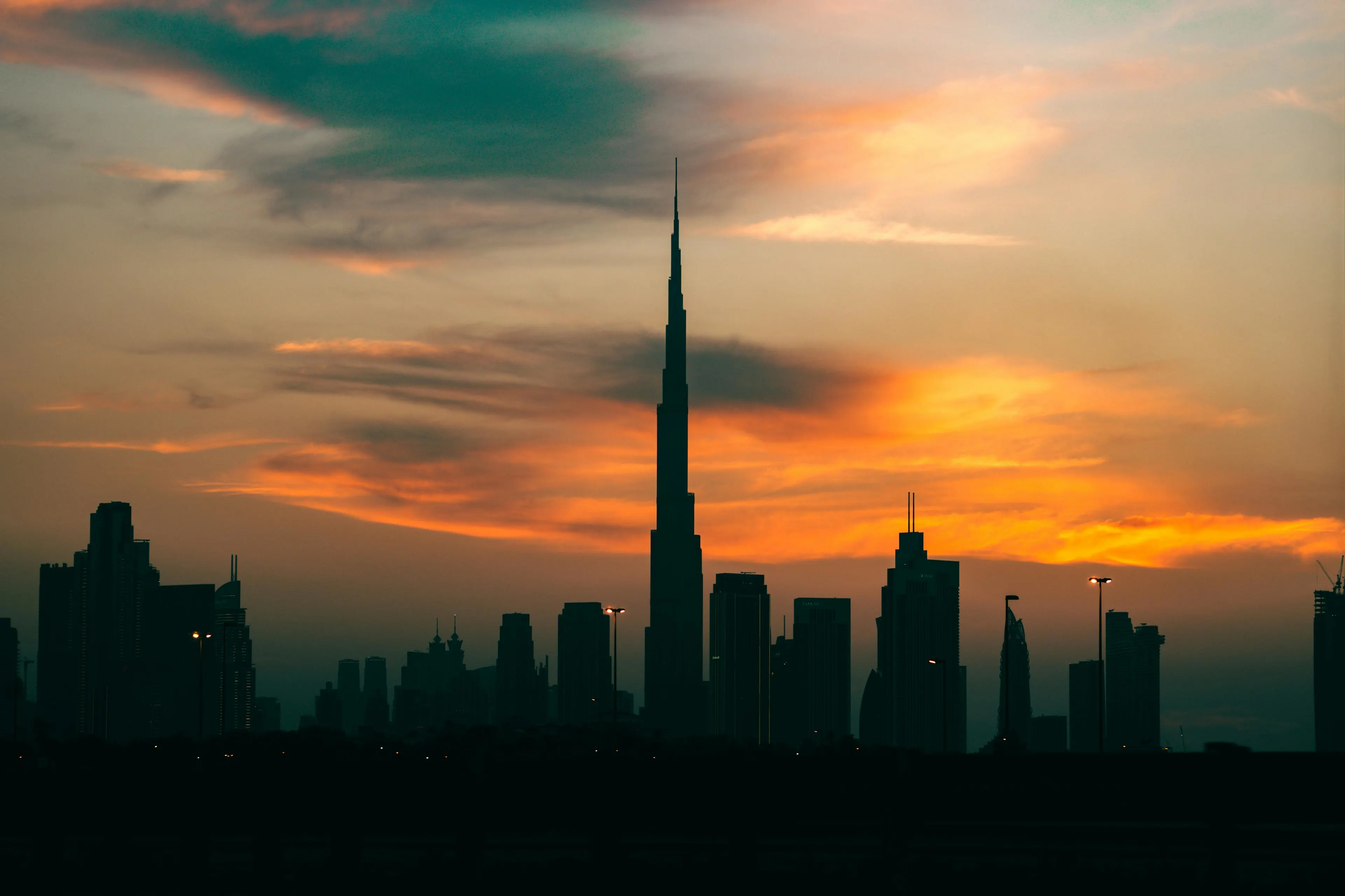 Burj Khalifa sunset
