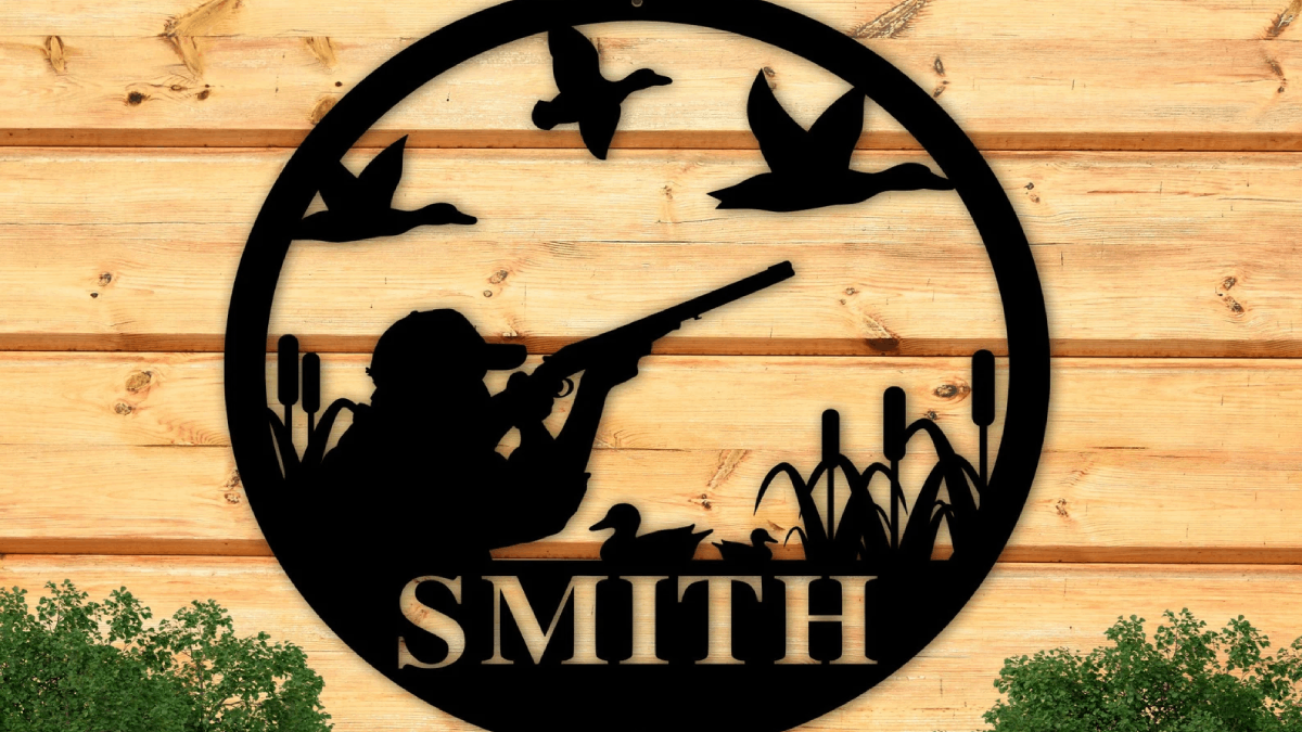 Duck Hunting Sign