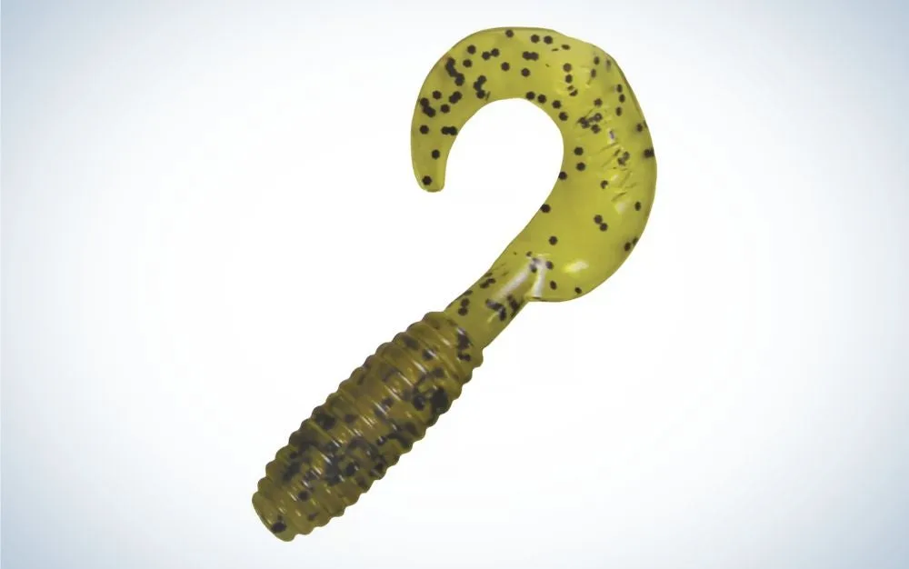 Kalinâs Lunker Grub is the best soft plastic bait for winter bass.