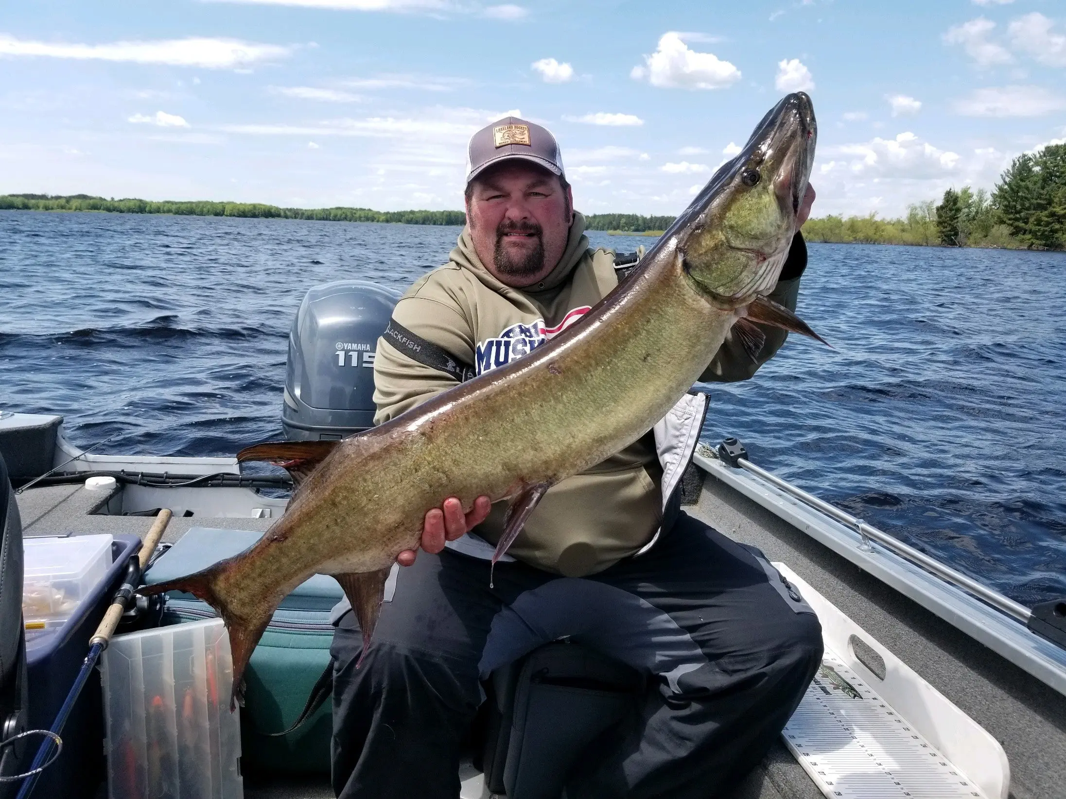 photo of muskie fishing