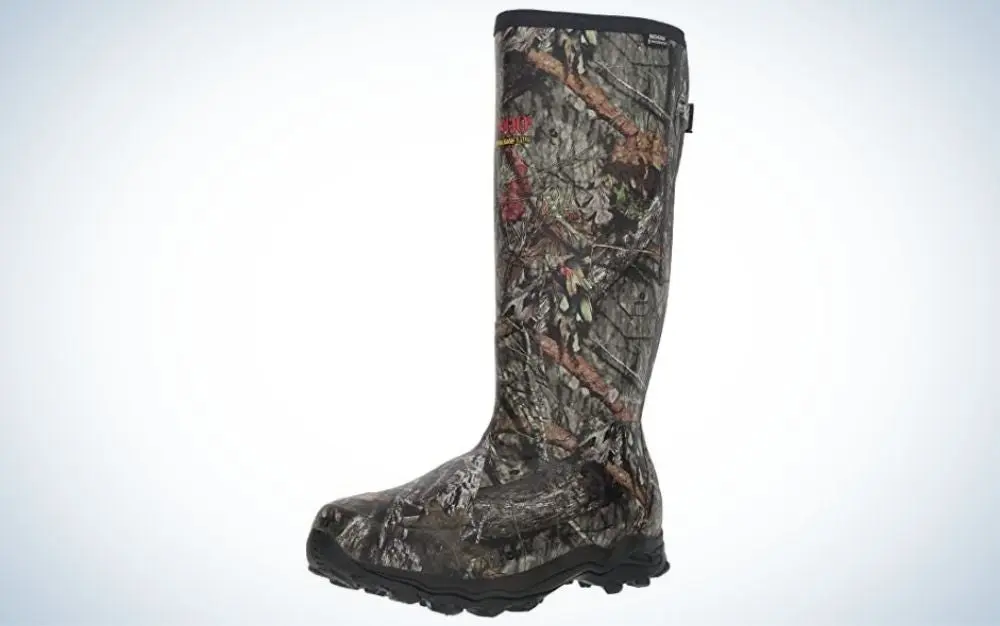 Mossy oak, waterproof rubber hunting boot