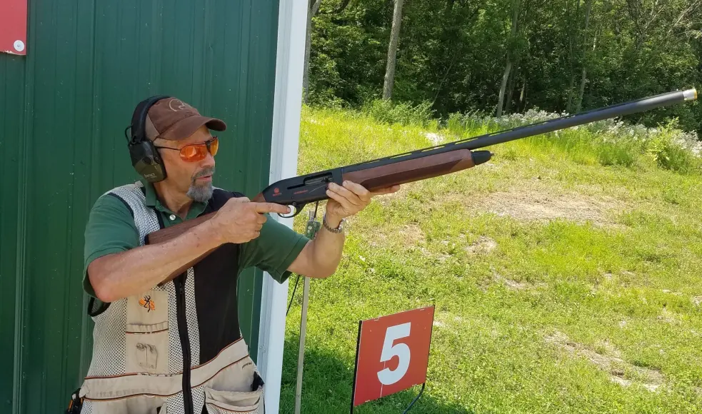 The Beretta A300 Outlander Sporting shotgun.