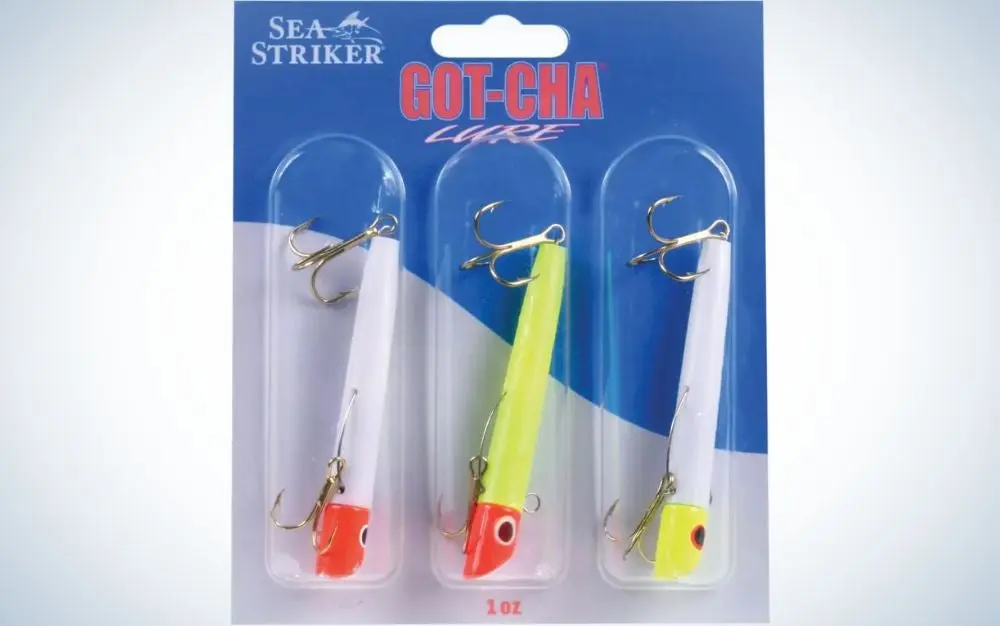 Sea Striker Gotcha Plug is the best pier lure for Spanish mackerel.