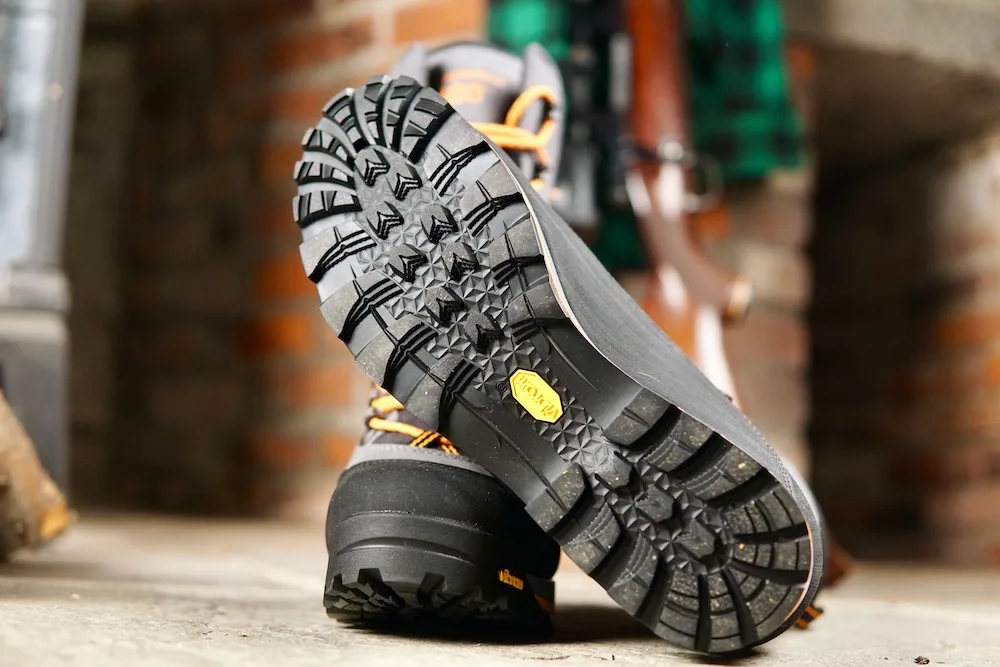 Sole of LaCrosse Ursa LS GTX Hunting Boots during testing