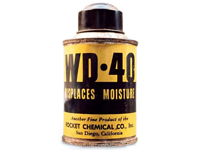 A vintage can of WD-40.