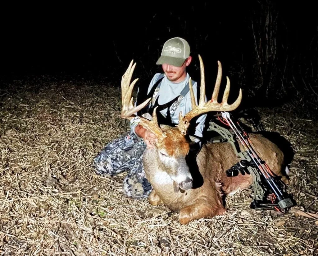 Holden Torres with big Kansas buck