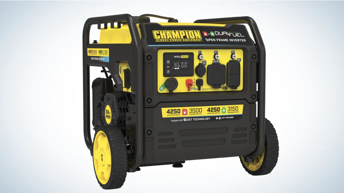 Best Dual Fuel Generators: Champion Open Frame Inverter Generator