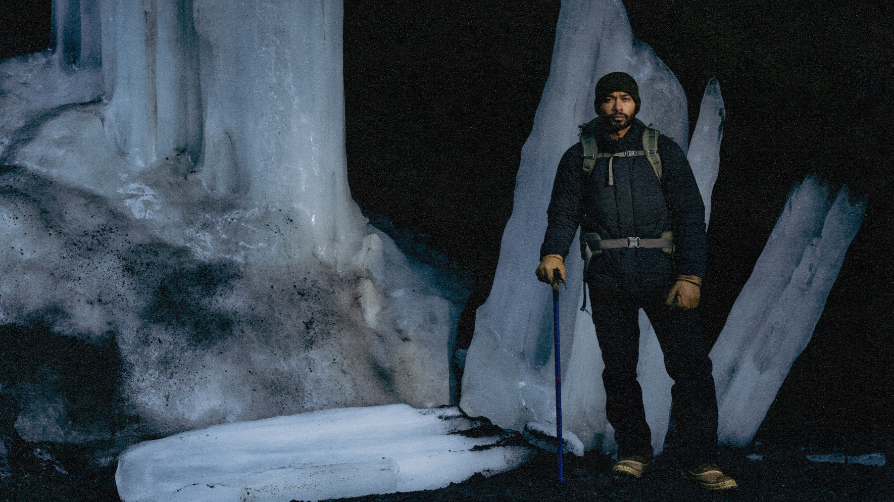 Man wearing Sitka Studio Hyperdown Jacket