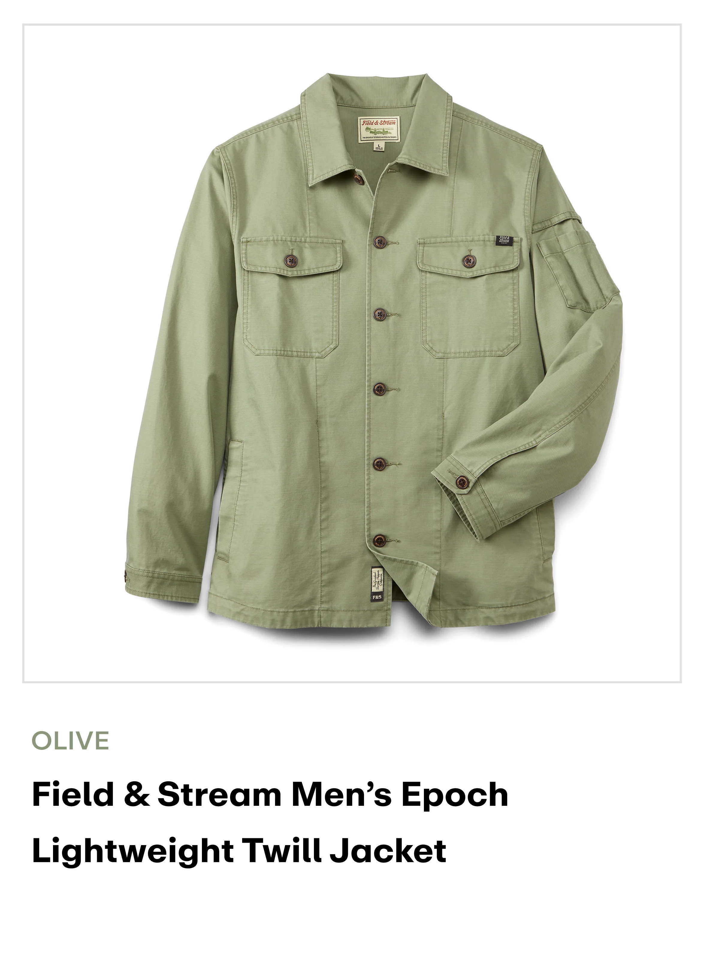 Amazon - Twill Jacket - olive