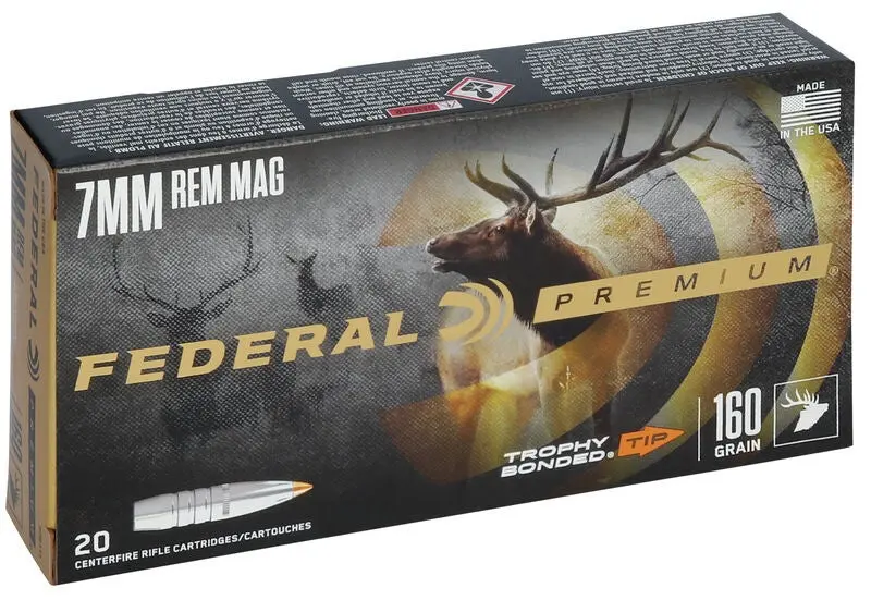 Federal 7mm Rem mag ammo for elk hunting