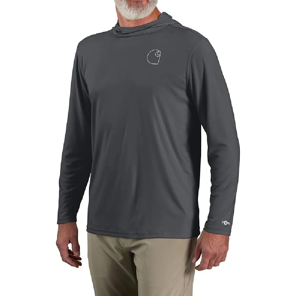 Carhartt Force Sun Defender Hooded Long-Sleeve T-Shirt