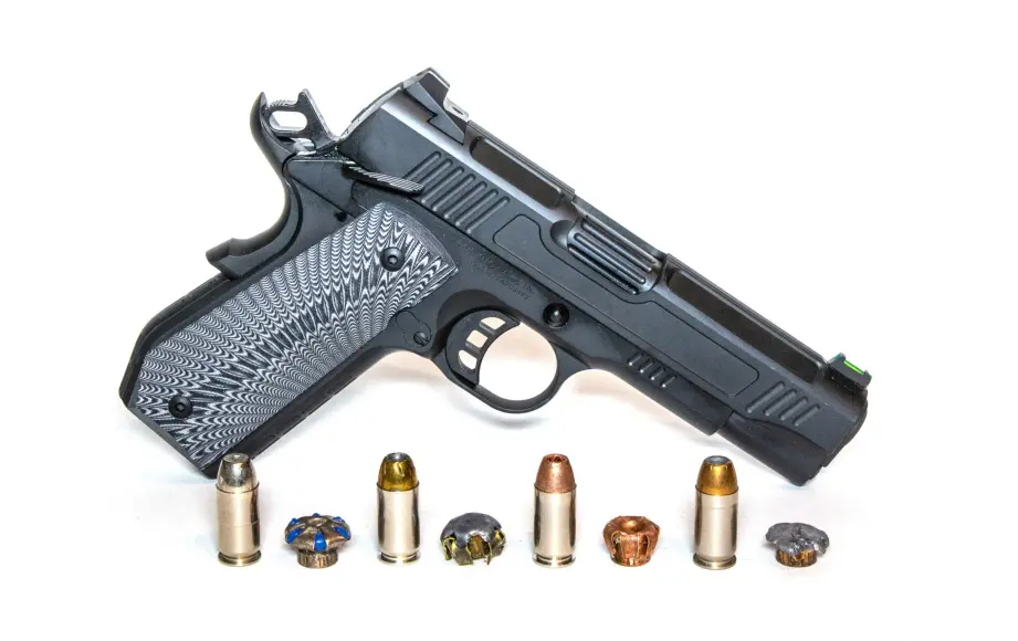 .45 Auto Handgun and ammo