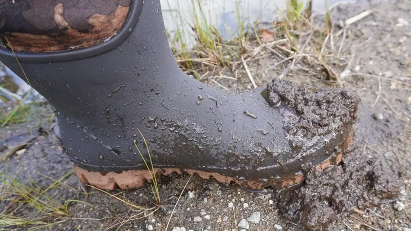 Bogs Arcata Trail muck boots in mud