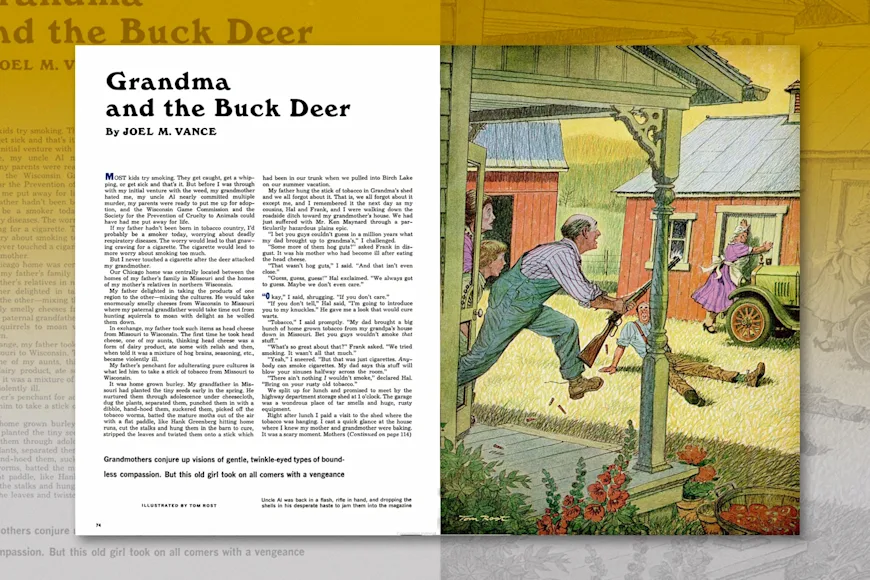 vintage artwork from field & Stream