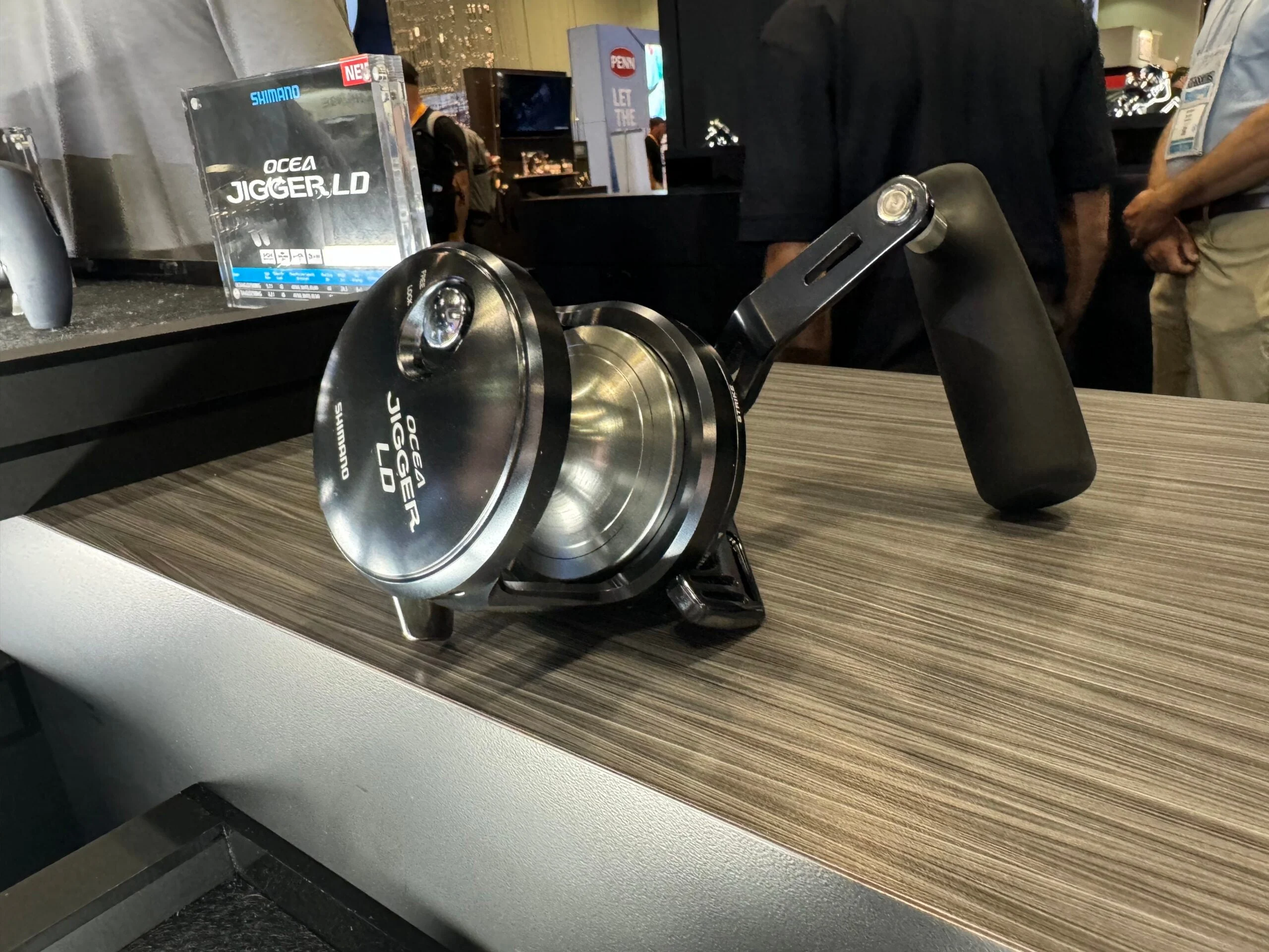 Shimano's new Ocea Jigger LD reel. 