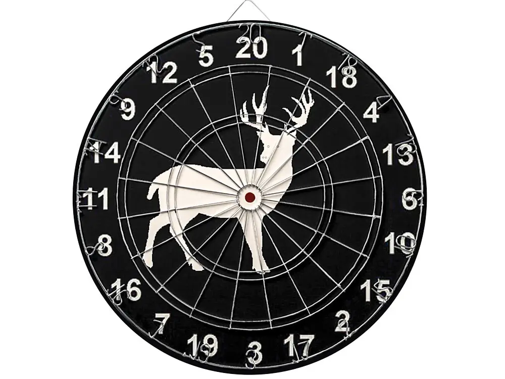 Hunting Buck Standing Dartboard