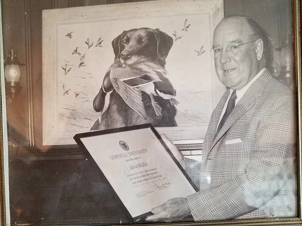 john olin king buck hunting dog