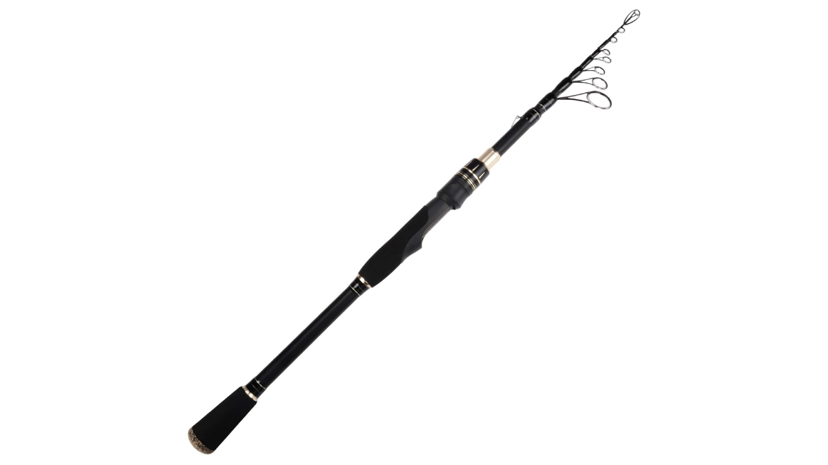 KastKing Blackhawk II Telescopic Fishing Rod on white background