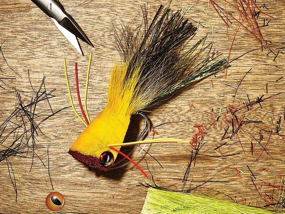 popper deer hair fly lure