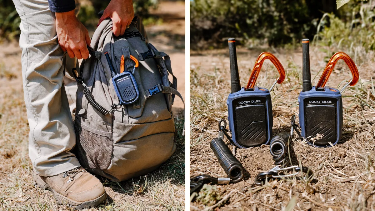 Rocky Talkie Mountain Radios in the field during testing