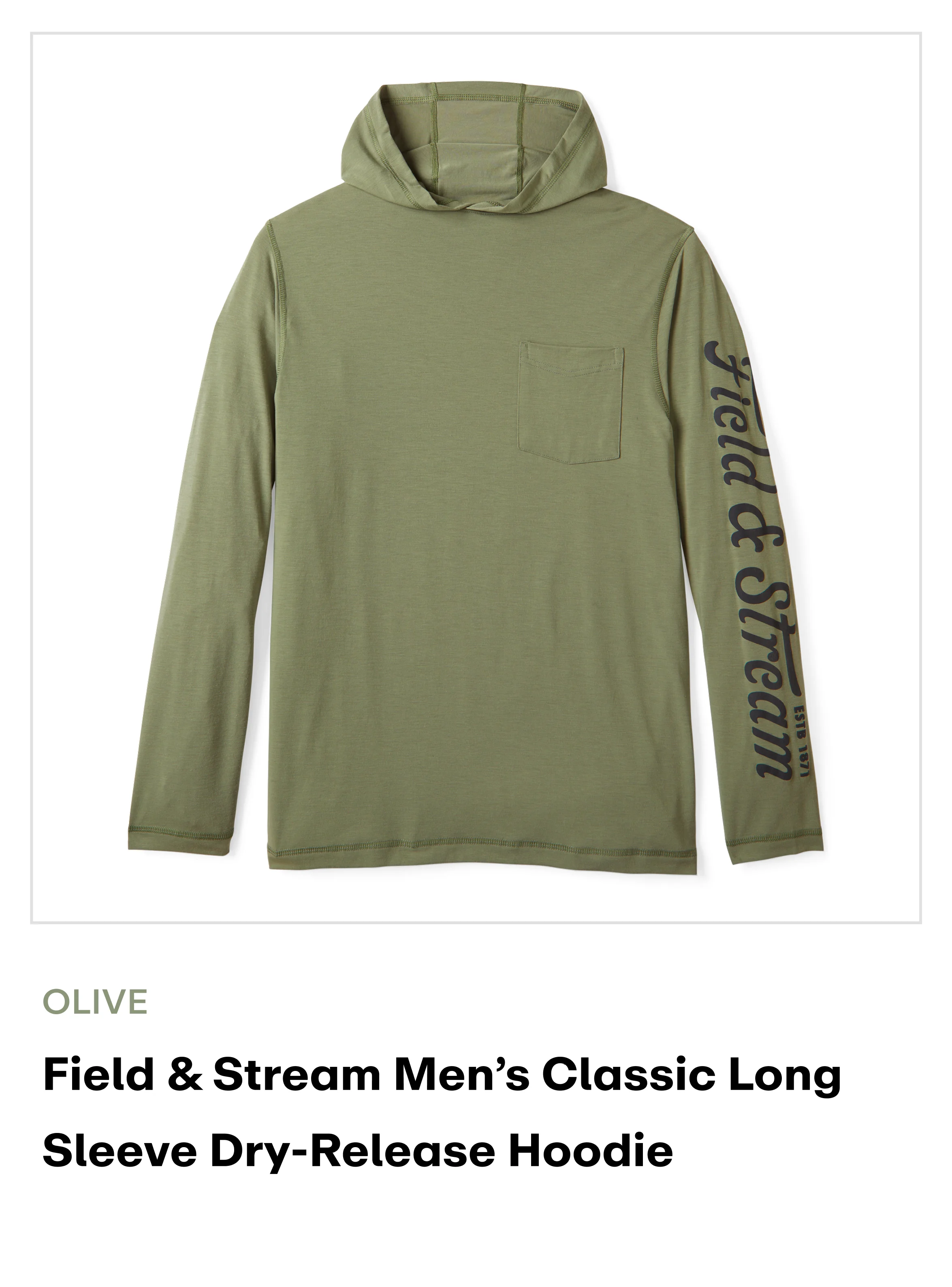 Amazon - Dry Release Hoodie - Olive