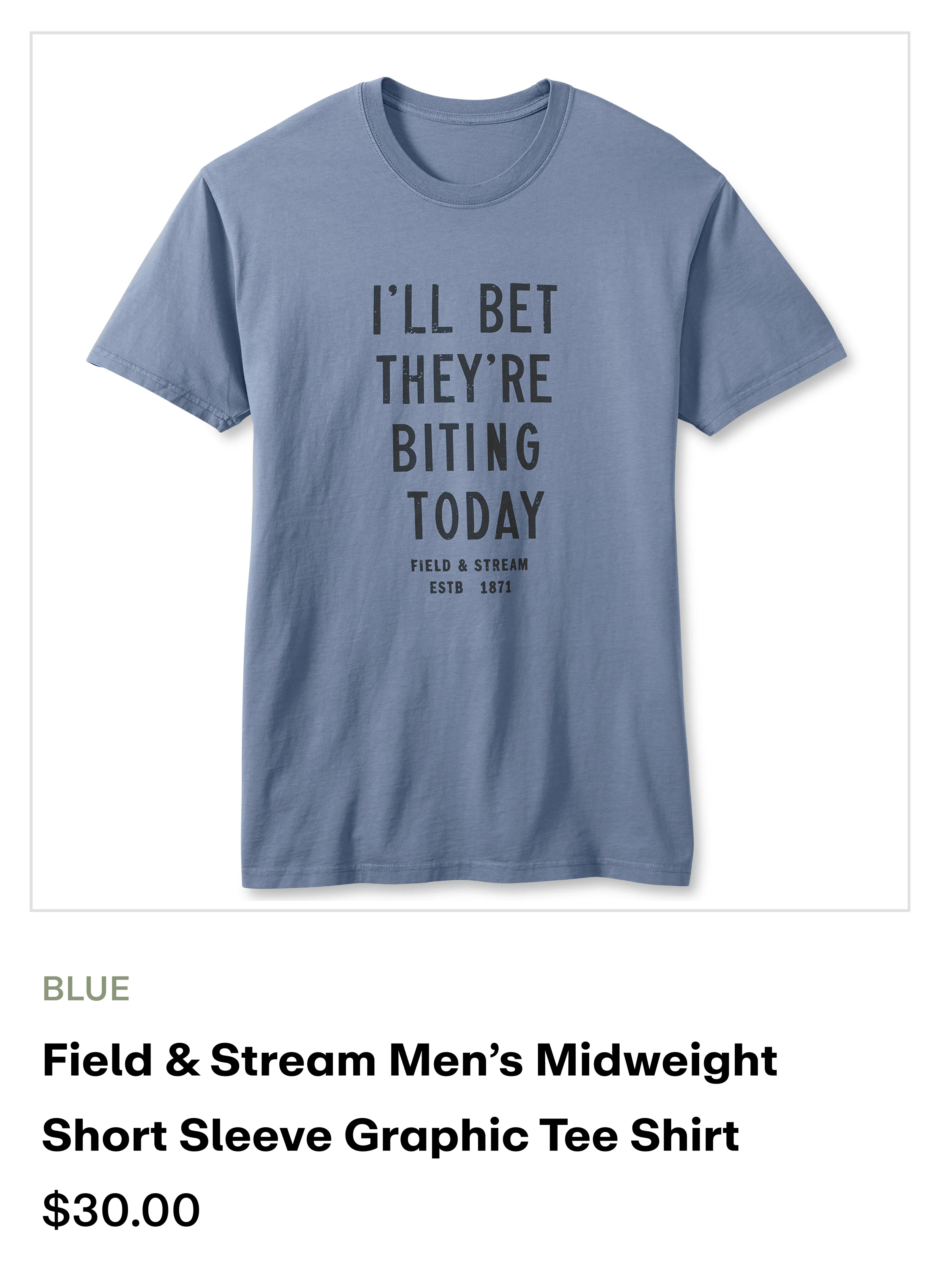 amazon - graphic tee ss TEXT - blue