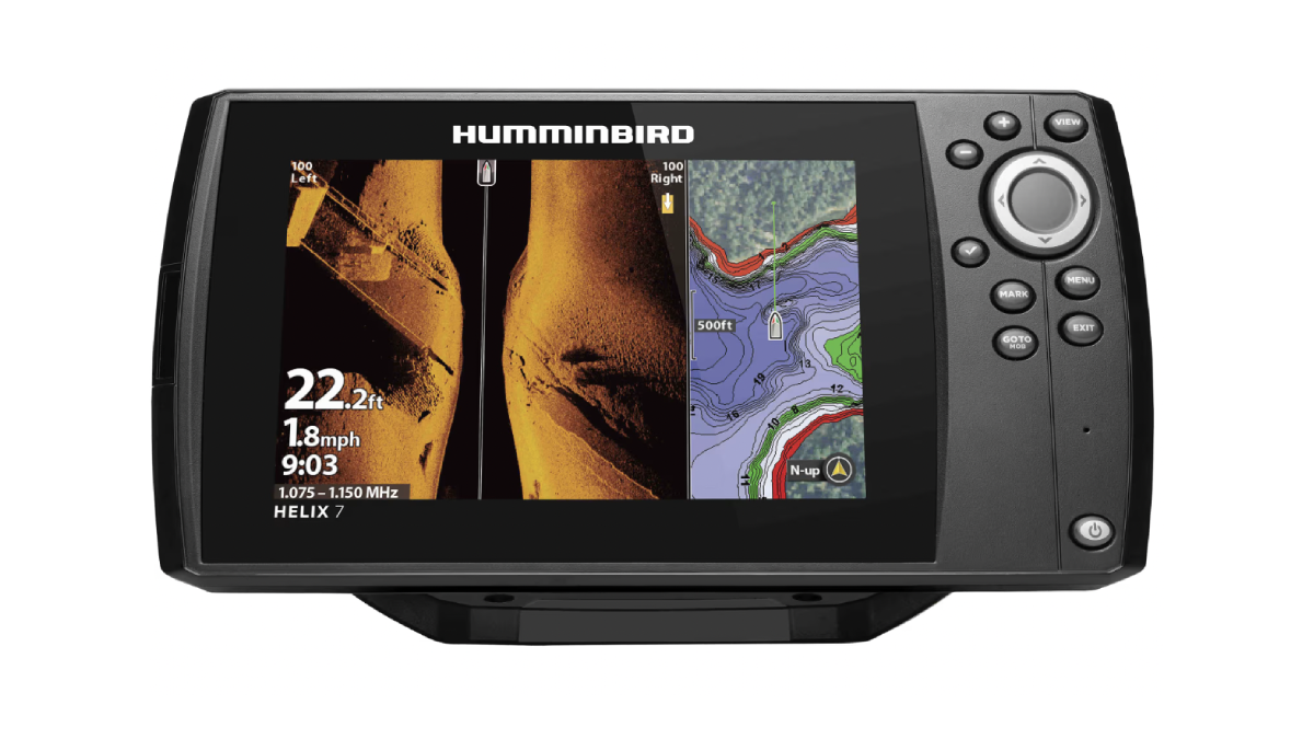 Humminbird HELIX 7 CHIRP MEGA SI GPS G4 Fish Finder/Chartplotter on white background