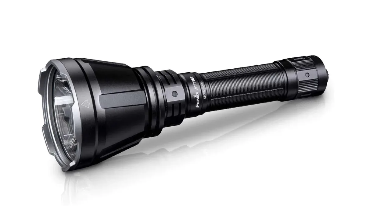 Fenix HT18R Long-Distance Flashlight on white background