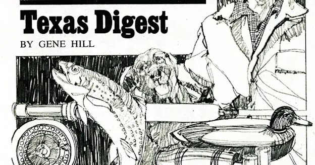 A clipping of Hill Country Texas Digest from Field & Stream Magazine.