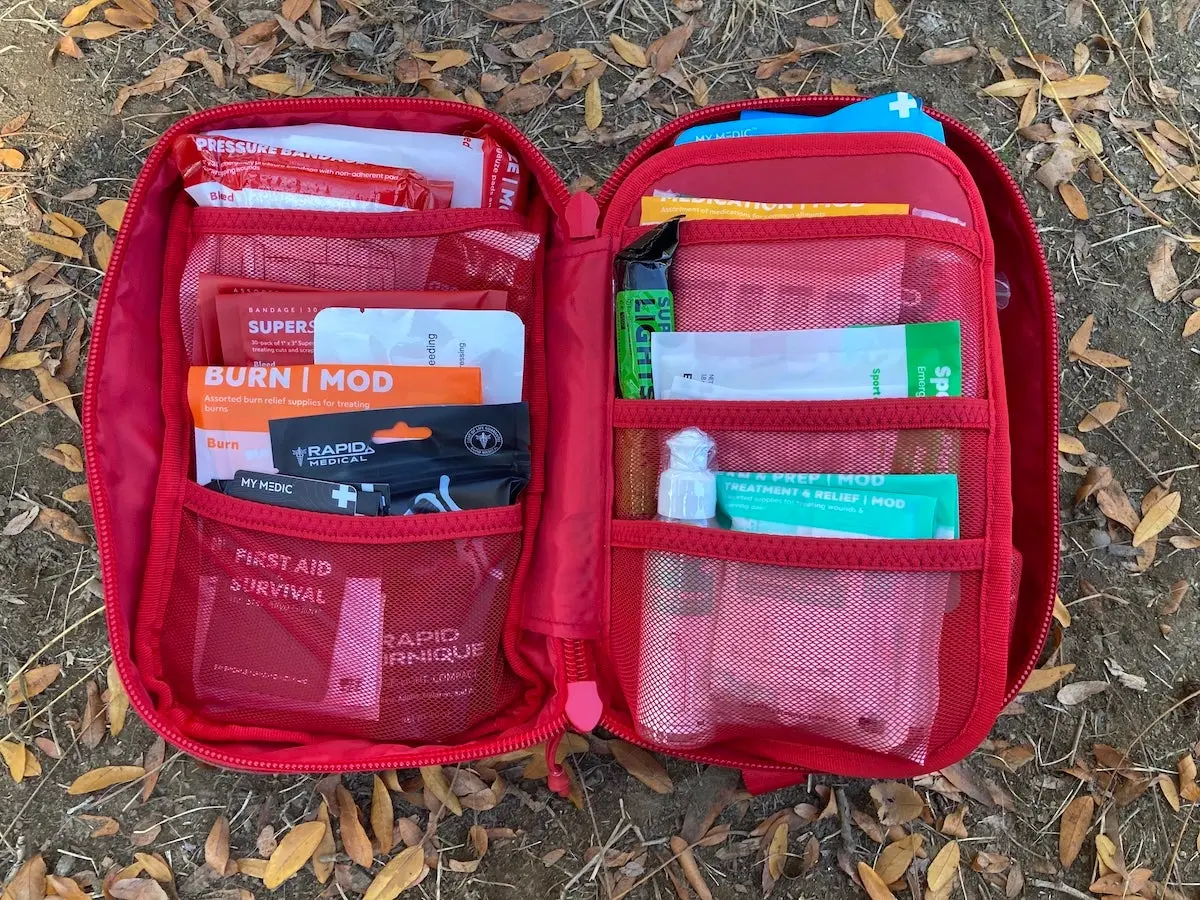 Interior of My Medic MyFak First Aid Kit