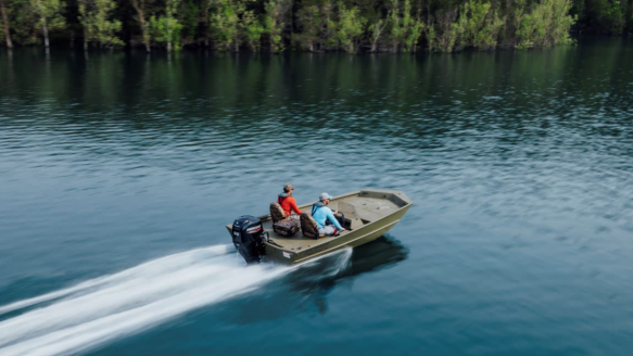 Lowe Jon Boat on lake