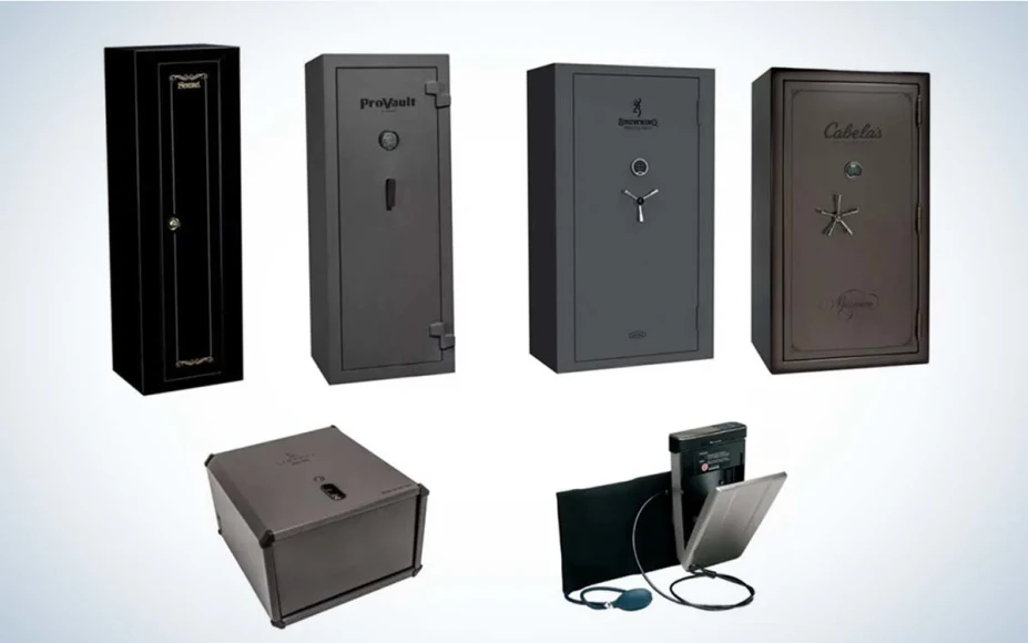 Best gun safes collage