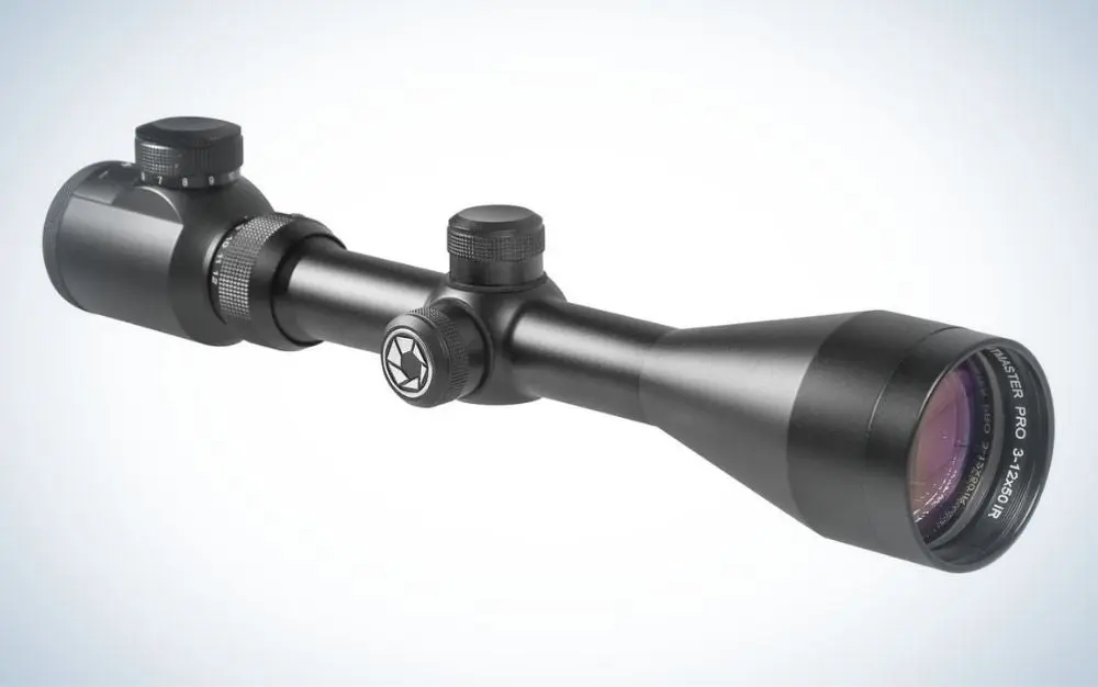 Barska 3-12x50 IR Huntmaster Pro is the best scope for 3030 for deer hunting.