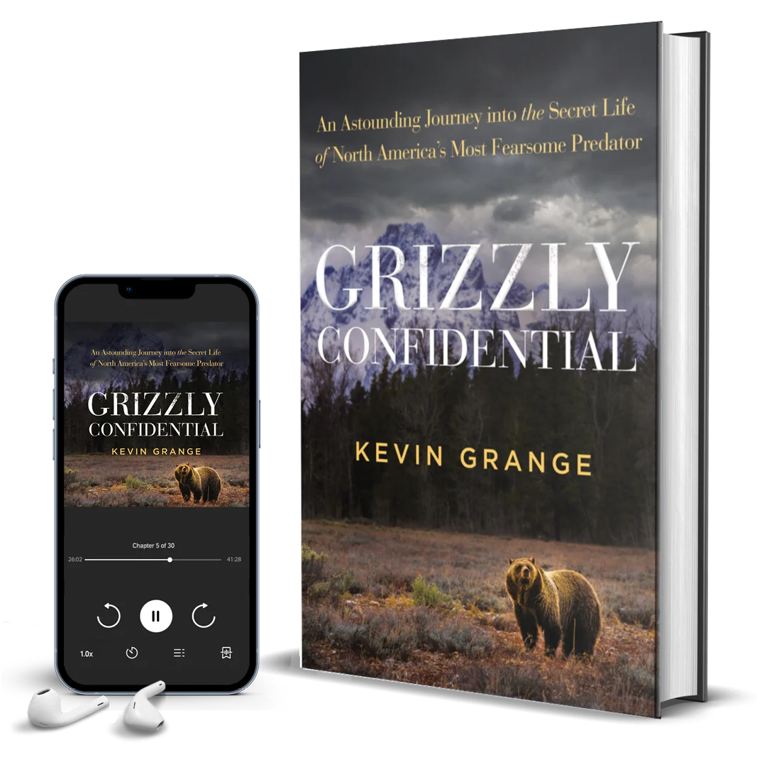 Grizzly Confidential, audio book and hardcover. 