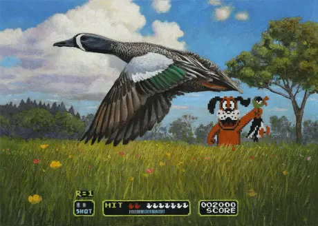 John Oliver Duck Hunt duck stamp