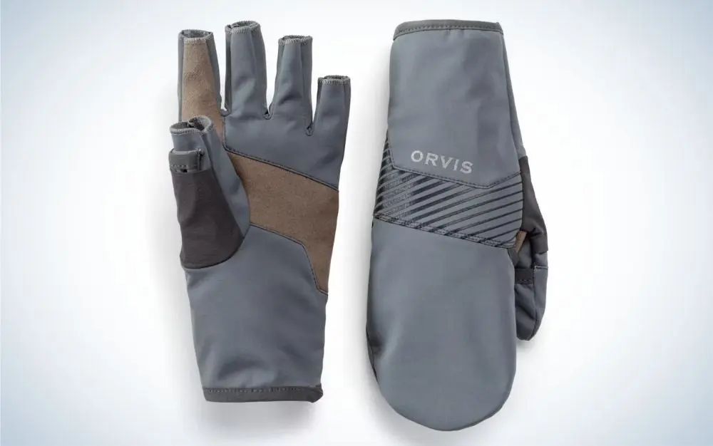 Orvis Softshell Convertible Mitts