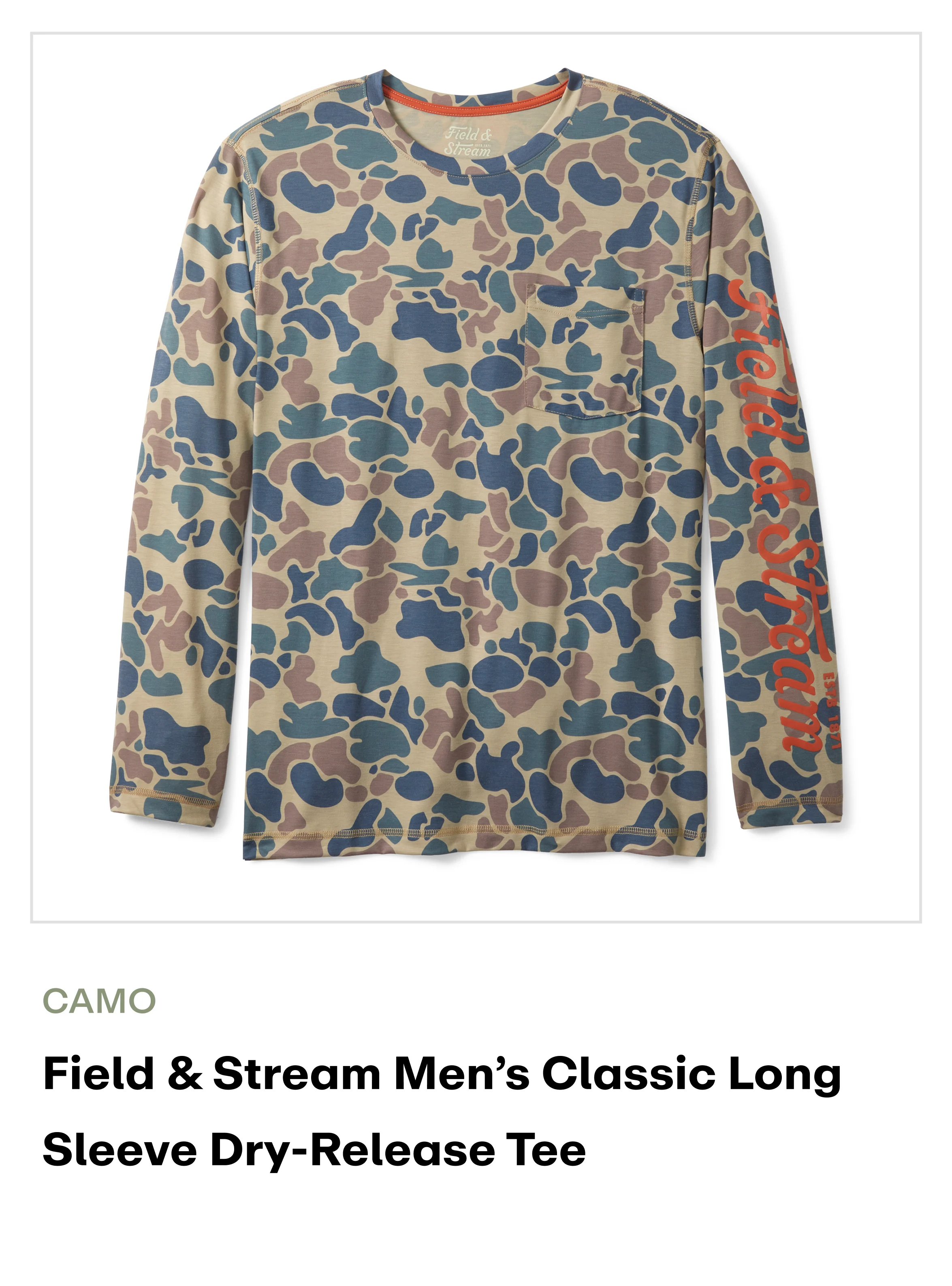 amazon - Classic LS Dry-Release Tee-Camo